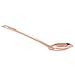 Juvale Slotted Spoon - Copper Coated - Ideal for Straining Vegetables and Soup - Rose Gold, 14 x 1.2 x 5.5 Inches