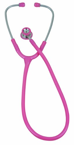 Veridian 05-10710 Pinnacle Series Stainless Steel Infant Stethoscope, Pink