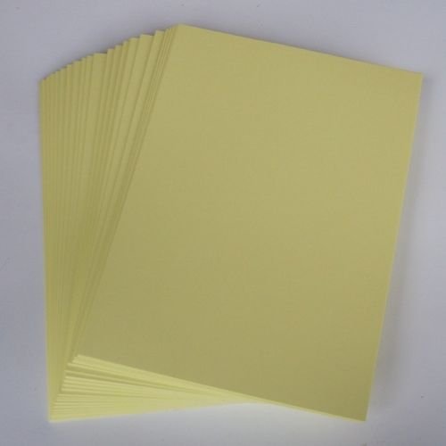 Stella Crafts A4 Lemon Card Stock x 50 Sheets, 240gsm (297mm x 210mm)