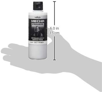 Vallejo Mecha Color Acrylic Paint Primer Grey, High Resistance for Airbrush Durable and Impact-Resistant Formula - Image 5