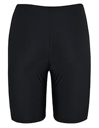 Pantalón corto para bicicleta o natación UPF 50+ parte inferior para nadar, con funciones múltiples, de lycra.