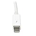 StarTech.com 2m White Thunderbolt Cable Cord - M/M - Thunder Bolt to Thunder Bolt - 2m Thunderbolt Cable for Apple iMac, MacBook Pro etc (TBOLTMM2MW)