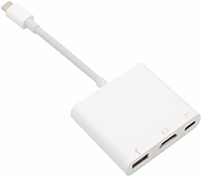OCBAN Premium USB-C Hub Adapter - 3-In-1 Versatile Function - USB A 3.0 Out, HDMI Out &amp; USB C Charging Port - High Data Transfer Speed - For Mac, Chromebook, Smartphone, etc