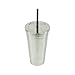 Hot or Cold - Stainless Steel Drink Tumbler - Double Wall Vacuum Insulated -16oz. Capacity - Stainless