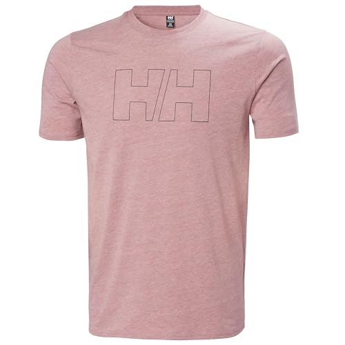 Herren Hh Tech Logo T-Shirt, Wildberry, M
