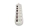 Rosewill 6 Outlet Power Strip with Individual Switches and 6-Feet Cord, RPS-200