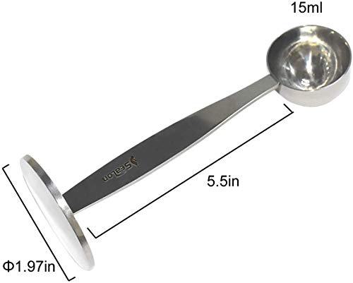 Combination-of-Coffee-Spoon-and-Powder-Hammer-2-in-1-Stainless-Steel-Coffee-Scoop-05oz-Spoon-Holder-Coffee-Tools-Measuring-Tamping-Scoop