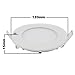 Lemonbest Dimmable 6W LED Panel Light Round Recessed Downlight with driver Warm White