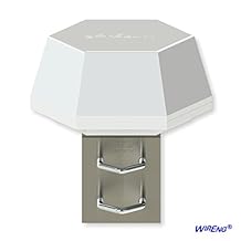 Antena inalámbrica para Opción Icon 401 RV/Vehículo/Camión/Van/Barco/Transit de Grado Industrial de Acero Inoxidable y Fibra de Vidrio