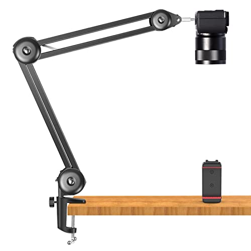 Camera Overhead Mount Boom Arm Over Head Tripod for Camera DSLR Desk