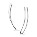 Silverline Jewelry 925 Sterling Silver Double Lines Crawler Climber Ear Cuff Earrings