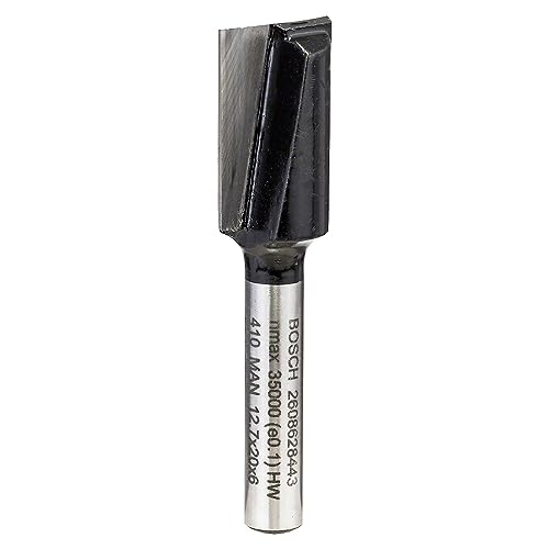 Bosch Fresa reta 6 mm, D1 12,7 mm, L 19,5 mm, G 51 mm