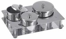 Stainless Steel Liquid ,Pink &amp; White Powder Set by Ikonna