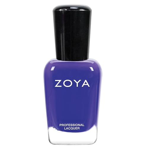 ZOYA Danielle Nail Polish, Deep Dark Periwinkle Cream Polish, Cool-Tone Soft Mi…