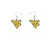 Aminco NCAA West Virginia Mountaineers Logo Dangler Earrings