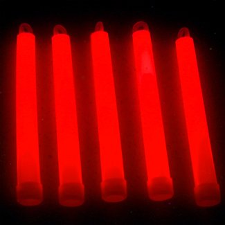 UPC 610696522139, 6&quot; Premium Lumistick Glow Light Sticks Red (Tube of 25)