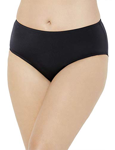 Swimsuits for All Women's Plus Size Mid Rise Swim Brief