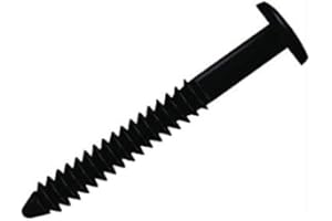 MID AMERICA MidAmerica Black 3" Shutter Lok Peg Fasteners 60 Pack Spikes Longer and Stronger