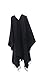 Sharpshooter Eastwood Style Texmex Spaghetti Western Designer Black Poncho