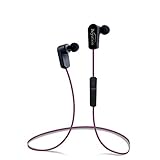 Beyution New Sports Hi-fi Bluetooth 4.1 Version Bluetooth Headphones ---Mini Lightweight Wireless Stereo Sports/running Bluetooth Earbuds Headphones Headsets Built in Mic-phone (508s-v4.1-hot Pink)