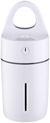 USB Lamp Humidifier,Ultrasound Beauty Spray diffuser,Magic Cup Design,Colorful LED Night Light,ZIYUO Air Humidifier diffuser for Car office Bedroom home (White)