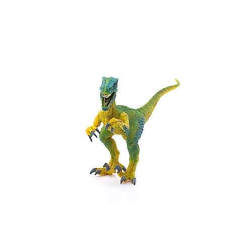 schleich DINOSAURS 14585 Realistische Velociraptor Dino Figur mit Beweglichem Kiefer - Detailliertes Prähistorisches Dinosaurier Spielzeug - Spielerisches Lernen ab 4 Jahre – Bild 4