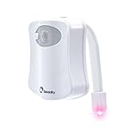 Motion Activated Toilet Night Light by Diateklity - Two Modes with 8 Color Changing - Sensor LED Washroom Night Light - Fits Any Toilet (1 pc)