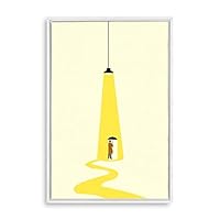 Framed Canvas Wall Art Abstract Colorful Canvas Prints Home Artwork Decoration for Living Room,Bedroom - 16x24 inches