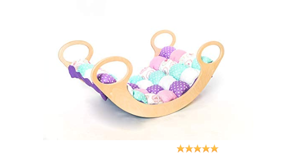 wooden rainbow rocker