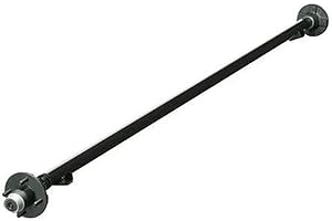 TK AXLES + The Trailer Parts Outlet - 2K-2000lb Idler Trailer Axle 5x4.5 Bolt Pattern - Light Duty Trailer Axle, Dexter Compatible, 61" Hubface-46 Spring Center