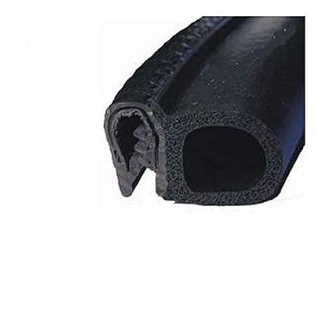 EUTRAS Dichtungsprofil KSD2053 Türgummi Kofferraumdichtung – Klemmbereich 2,0 – 3,5 mm - schwarz - 5 m