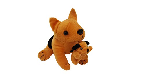 Plush Dogs Holding Puppies, (12 Dogs) - Thumbnail 2