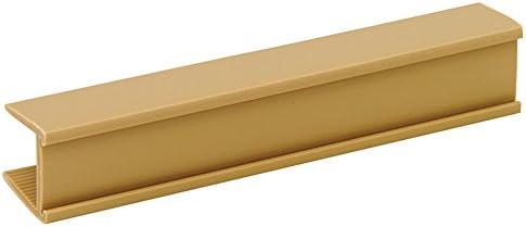Gressco Clip On Label Holders 7/8"H x 5"W Tan 10/pkg