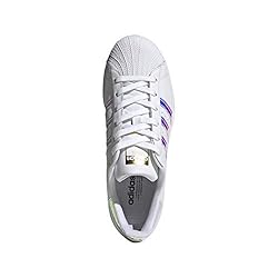 adidas Women's Superstar Legacy Sneaker, White/Gold