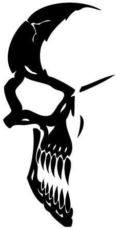 Juego de 2 pegatinas tuning de calavera 14 skull moto custom decal coche 2 stickers 18x8,9 cm