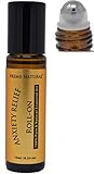 Anxiety Relief Essential Oil Roll On 10ml, Pre-Diluted, Ready to Use Roller for Depression, Stress Relief, Relaxation, Boost Mood, Uplifting, Calming