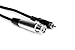 Hosa XRF-105 XLR3F to RCA Unbalanced Interconnect Cable, 5 feet