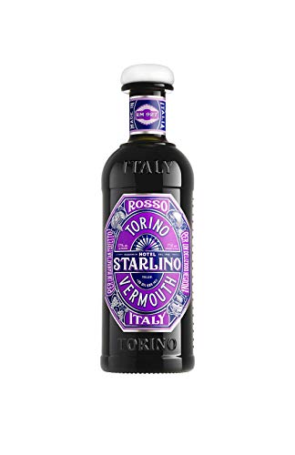 Starlino Rosso Vermouth 17% Vol Alkohol – italienischer roter Wermut, Sweet Vermouth mit Vanillenote gereift in Amerikanischen Bourbon Fässern, Roter Vermouth (1 x 0,75l Flasche)
