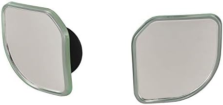 カーメイト 車用 バイク用 補助ミラー 扇形 コンパクトサイズ 超広角180sr 角度調整可能 ボールジョイント付き 左右2個入り Dz499