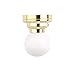 Zamonji 1:12 Scale Battery Operated Led Dollhouse Lights, Metal Base, Plastic (Gold)