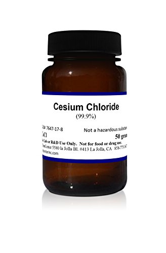 Cesium Chloride, Loose Crystals, 99.99%, 25 grams