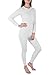 Sexy Basics Women's Thermal Underwear Base Layer Set Top & Bottom Fleece Lined Cotton - Mix & Match 1 to 3 Sets
