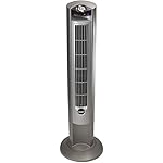 Lasko Wind Curve Fan with Fresh Air Ionizer, 42-Inch, Silver (2551)