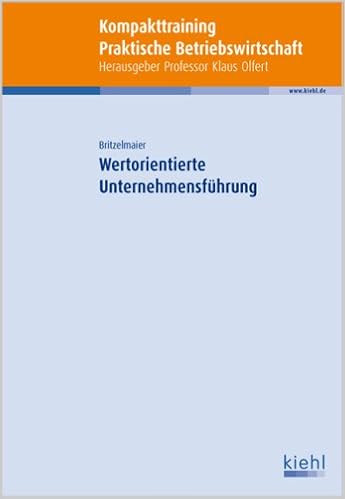Kompakt Training Wertorientierte Unternehmensfuhrung Bernd Britzelmaier Amazon De Bucher