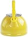 Calypso Basics by Reston Lloyd Harmonic Hum Whistling Teakettle with Glass Lid, 2.2-Quart, Lemon