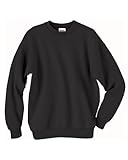 Hanes ComfortBlend Long Sleeve Fleece Crew - p160, Black, Large