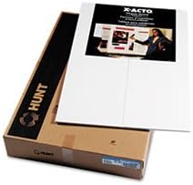 Elmers 902090 Tri-Fold Foam Display Board, 24 x 36, White, 12 Boards/Carton