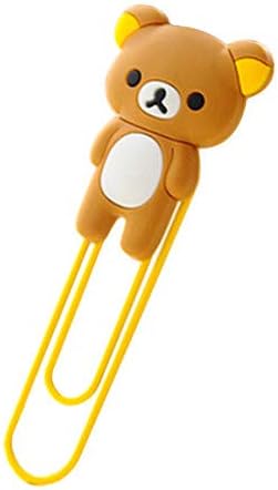 Cartoon Bear Paperclip Bookmark Stationery Metal Clip Kids Gift - Bruins
