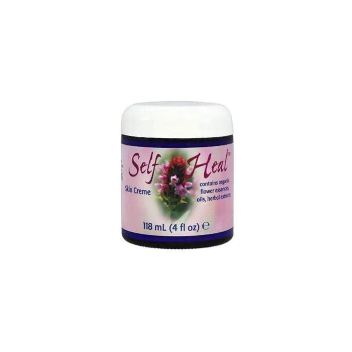 Flower Essence Services Self-Heal Cream Jar, 4 Ounce