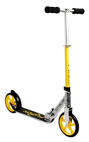 Best Deals! Fuzion Cityglide Adult Kick Scooter - 220lb Weight Limit - Folds Down - Adjustable Handl...